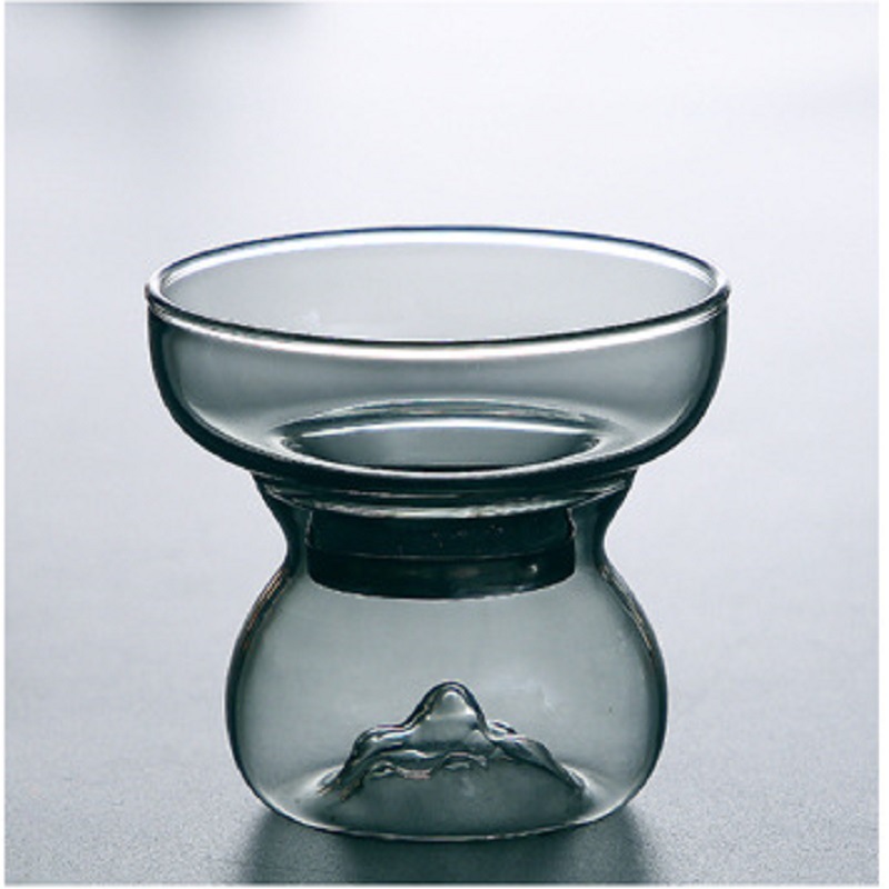 Fábrica al por mayor vidrio de borosilicato colador de té hogar Kung Fu juego de té accesorios creativo Guanshan colador de té colador de acero inoxidable