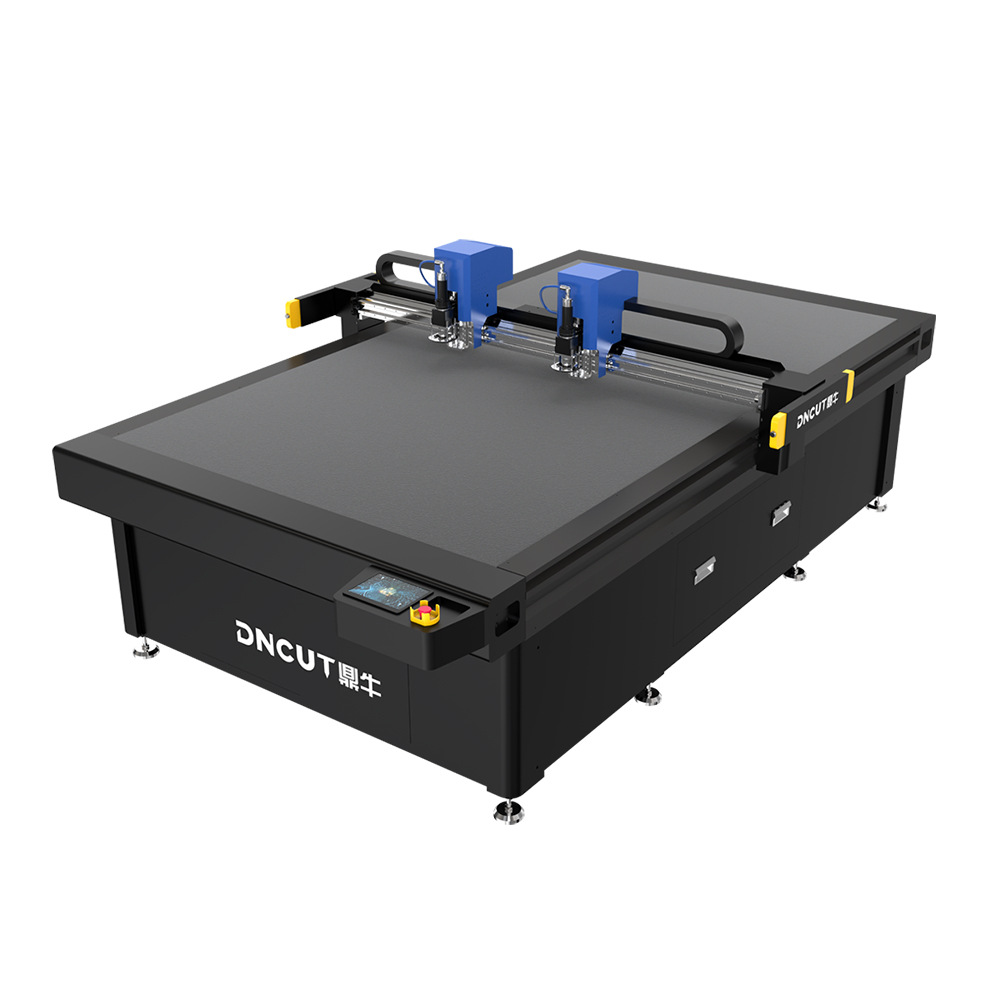 PU皮革多层裁剪鞋片材自动箱包裁剪免刀模自动裁剪机人造革裁剪机