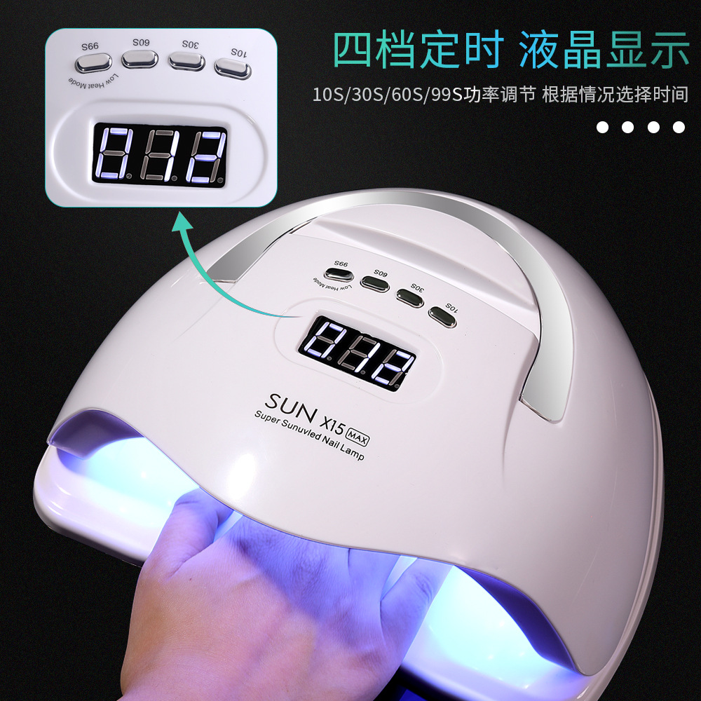 Quick dry smart lightweight LED therapy lamp for manicure for nails