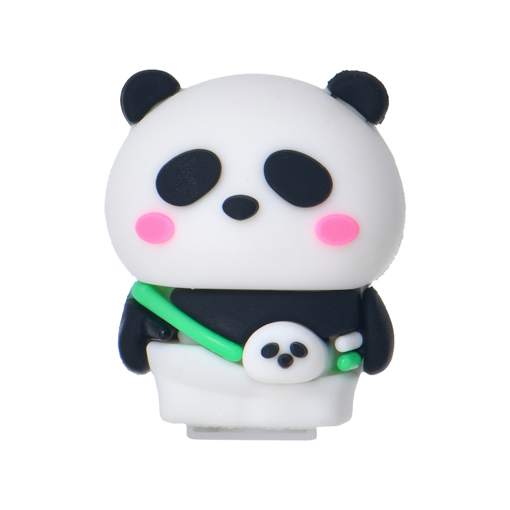 Creativo lindo pequeño panda dibujos animados estudiantes bolígrafo afilador lápiz lápiz cortador de papelería premios al por mayor