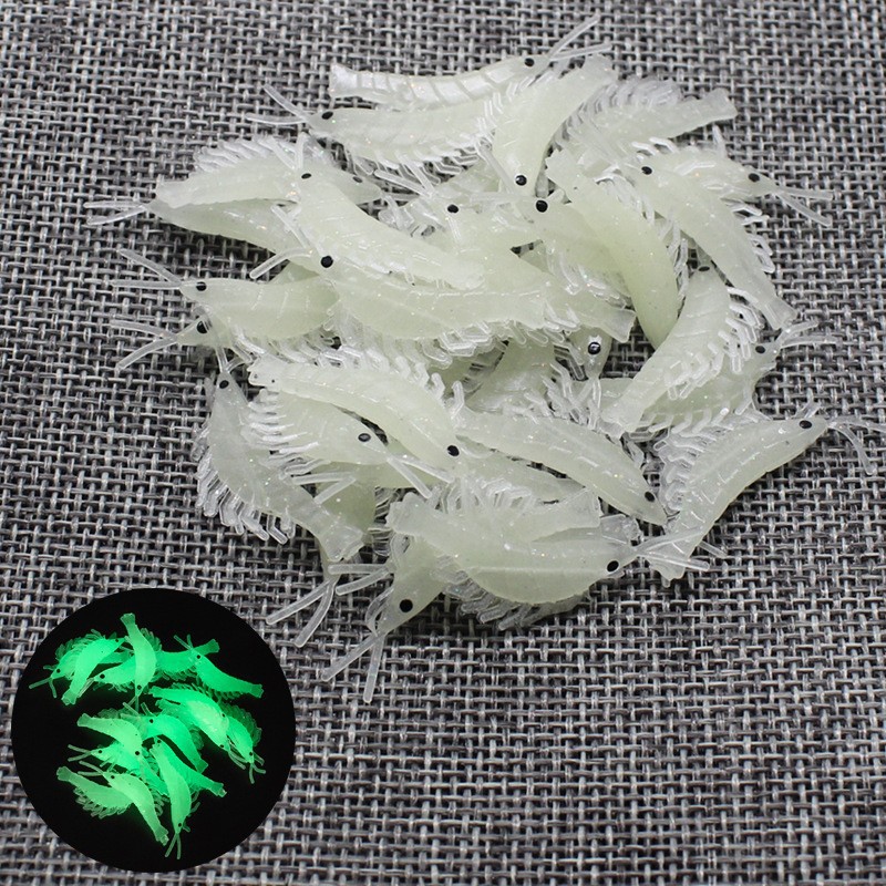 Wholesale 3.9cm grass shrimp lure with eyes, shrimp soft shrimp fake bait, soft bait bass mandarin fish fishing bait