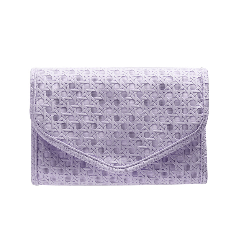 Nueva bolsa de almacenamiento de joyas para el hogar plegable de viaje portátil collar pendientes bolsa de almacenamiento bolsa de joyería de cuero de alto aspecto