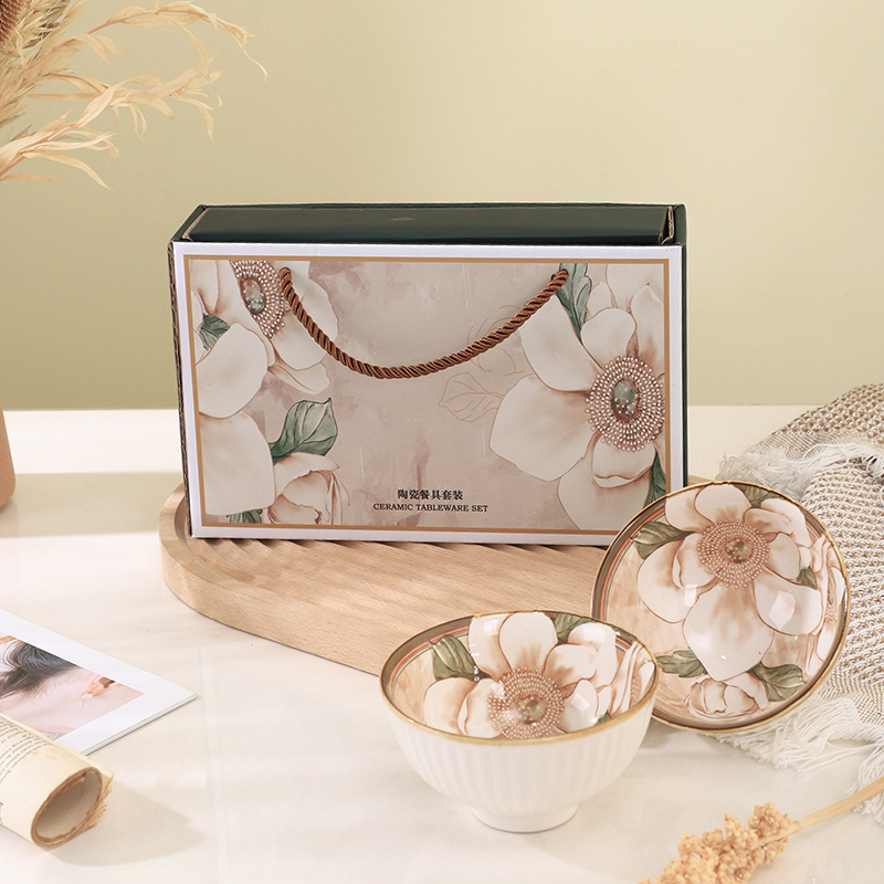 Actividades prácticas creativas de la empresa atmosférica regalos pequeños regalos del Festival del Medio Otoño grupo de regalos para construir bols paquete de caja de regalo