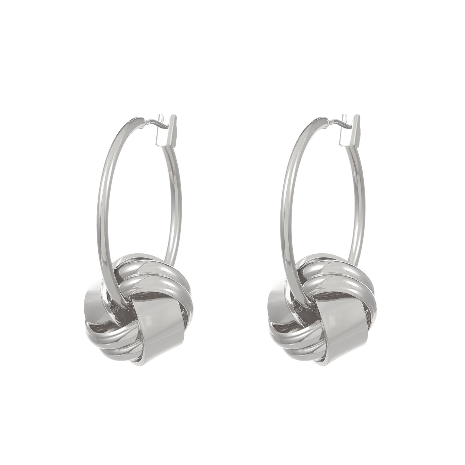Moda europea y americana exagerada creativa todo partido torcido personalidad aleación Stud pendientes de las mujeres geométricas retro Hong Kong estilo pendientes