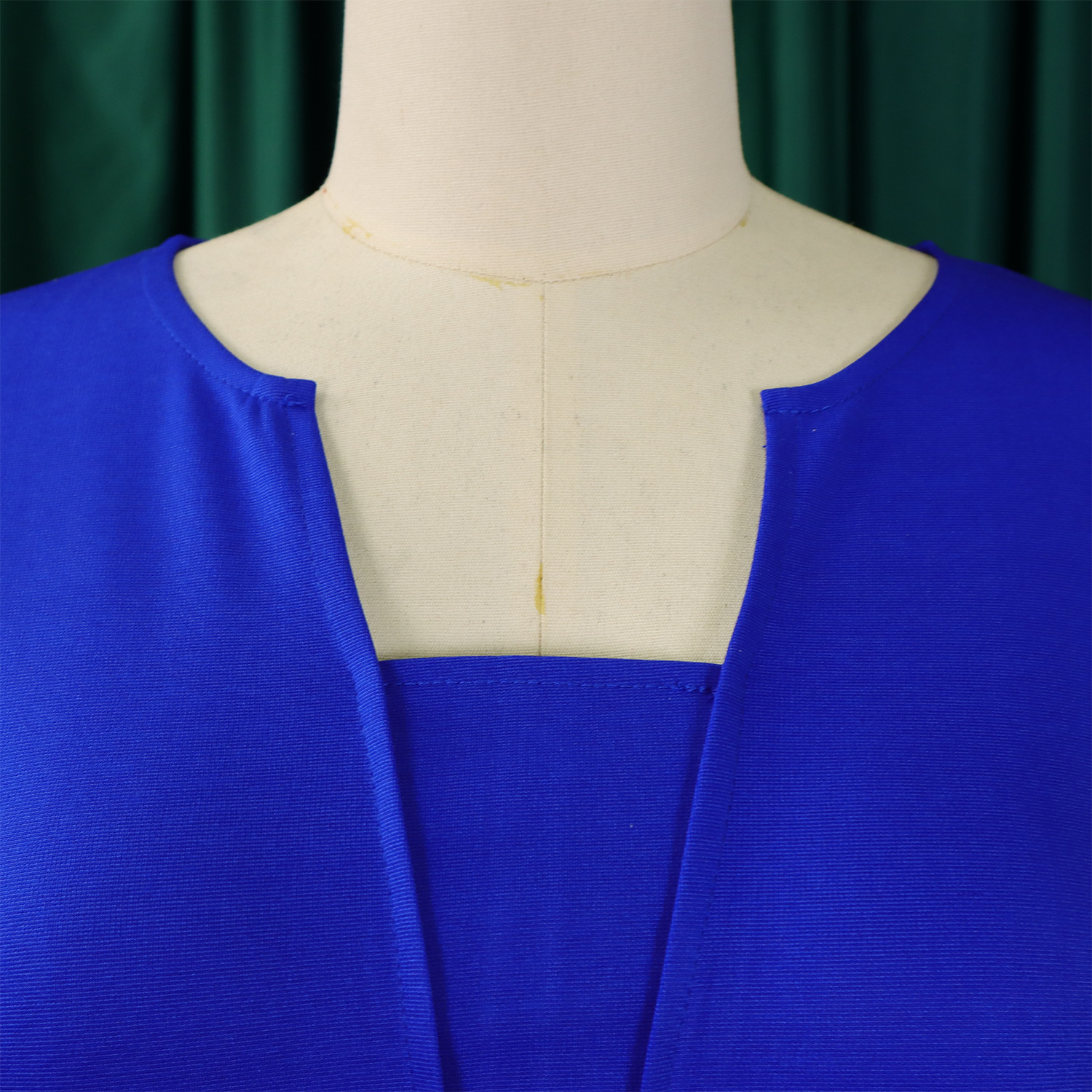 Wholesale Women's Elegant Style Temperament Commuter Belt Solid Color Daily Round Neck Pullovers Half Sleeve A- Line Skirt display picture 27