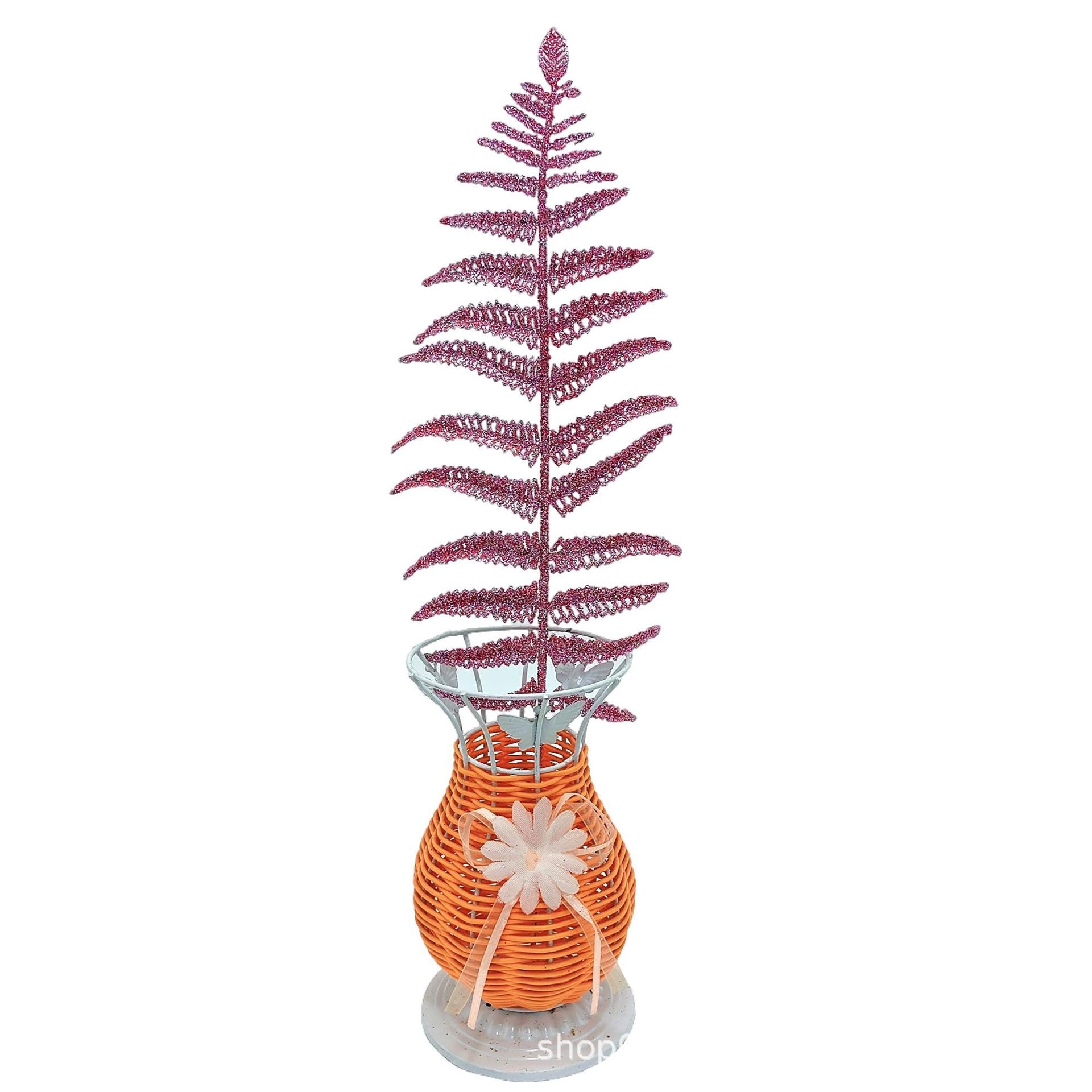 Fábrica directa de decoraciones de Navidad polvo de oro persiano hoja fuente de decoración de Navidad hoja de simulación muñeco de nieve
