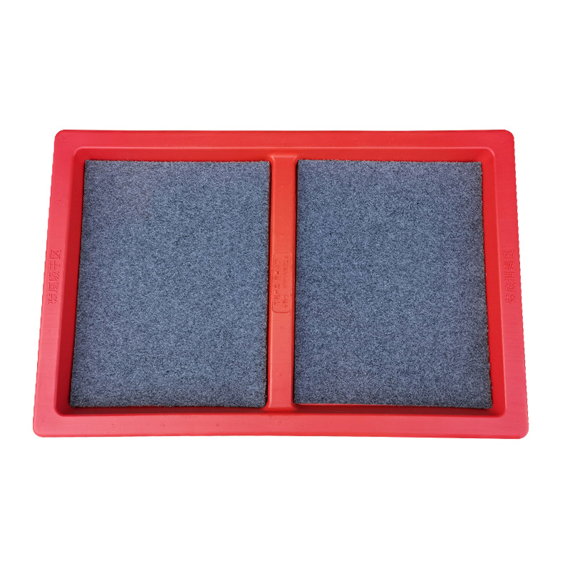 granja desinfección pedal desinfección suela caja de zapatos ranura equipo de desinfección especial para granja de cerdos suministros desinfección almohadilla