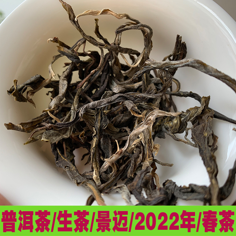 云南茶叶 普洱茶生茶 散茶 普洱茶区 景迈山 500克  厂家批发