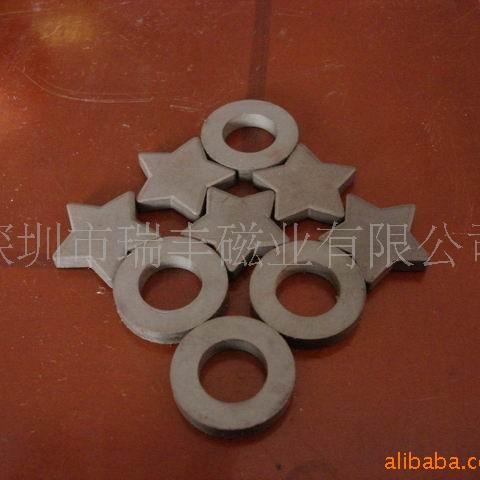 供应模压铁氧体磁铁 切割铁氧体  黑磁