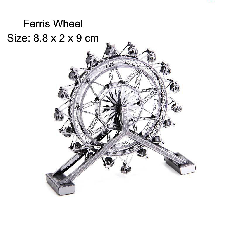 Aipin 3D metal 3D puzzle Building series Notre Dame de Paris belleza durmiente Castillo asamblea modelo regalo cumpleaños