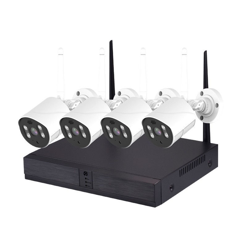 Kit de Cámaras de Seguridad Inalámbricas NVR, ABS y PC, Impermeable con Disco Duro image 7