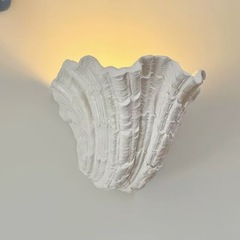 法式贝壳石膏灯贝壳玄关过道氛围灯走廊楼梯床头灯石膏氛围感壁灯