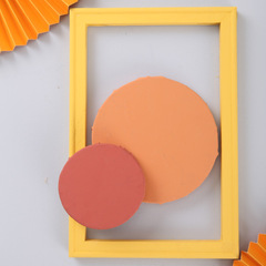 莫蘭迪色木質相框系列上色噴漆拍照道具攝影背景擺件居家裝飾品