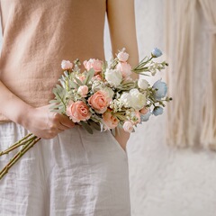 Green plants Qingyi snow bud decorations artificial flowers manufacturers fake flowers wholesale wedding INS style cross-border MW83112