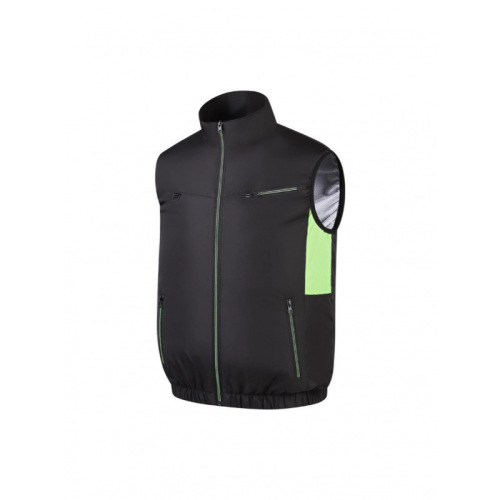 Summer cooling sun protection vest for men outdoor welding construction labor protection charging with fan refrigeration workwear