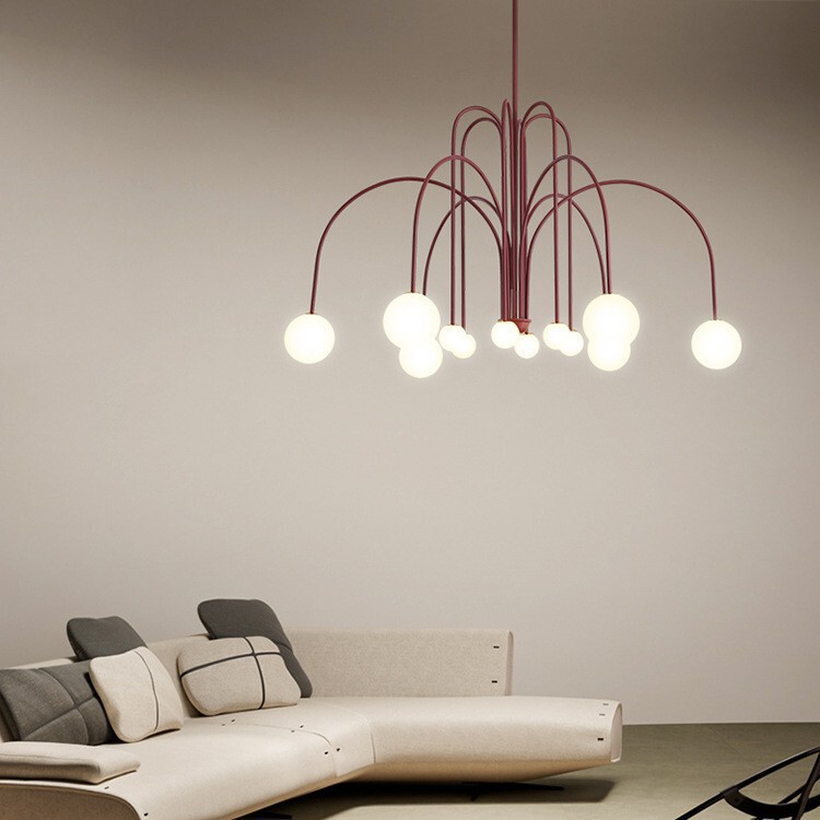 Guangdong Zhongshan Lamps Daquan Living Room Chandelier Nordic Simple Modern Light Luxury Magic Bean Art Restaurant Bedroom Main Lamp Guangdong Zhongshan Lamps Daquan Living Room Chandelier Nordic Simple Modern Light Luxury Magic Bean Art Restaurant Bedroom Main Lamp