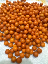 6到15毫米橘皮老蜜蜡圆珠散珠 老蜡单珠配饰 橘皮纹老蜜蜡配珠
