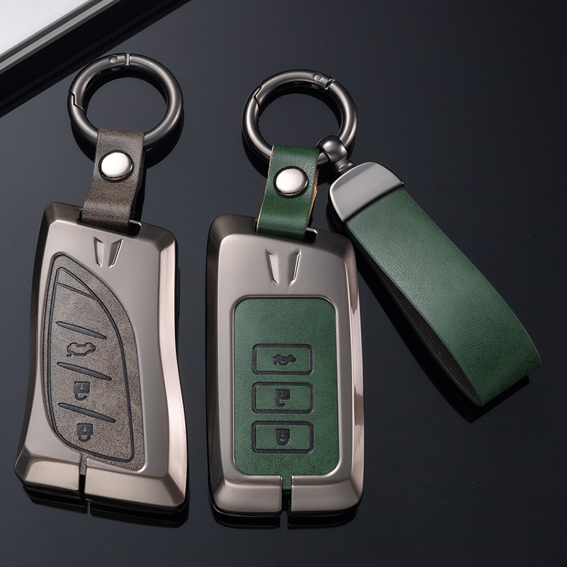 レクサスNX用Keyケース Leather Zinc Alloy Car Key Case Cover for Lexus NX ES UX US RC LX