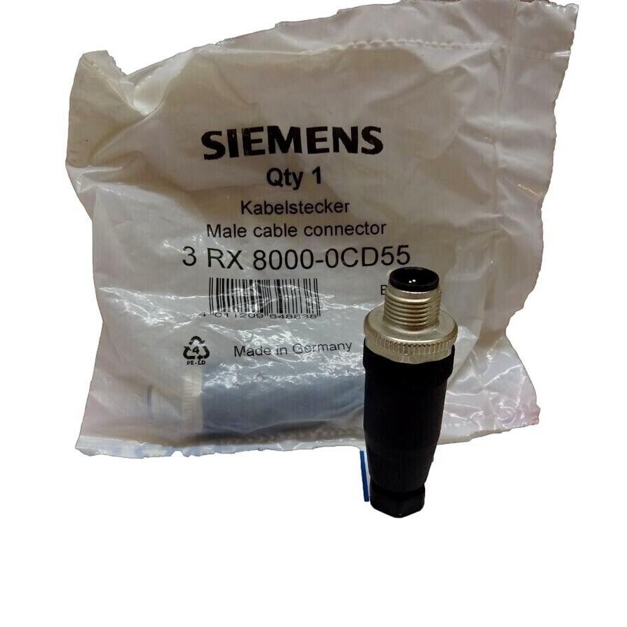 3RX8000-0CD55 MALE CABLE CONNECTOR FOR Siemens