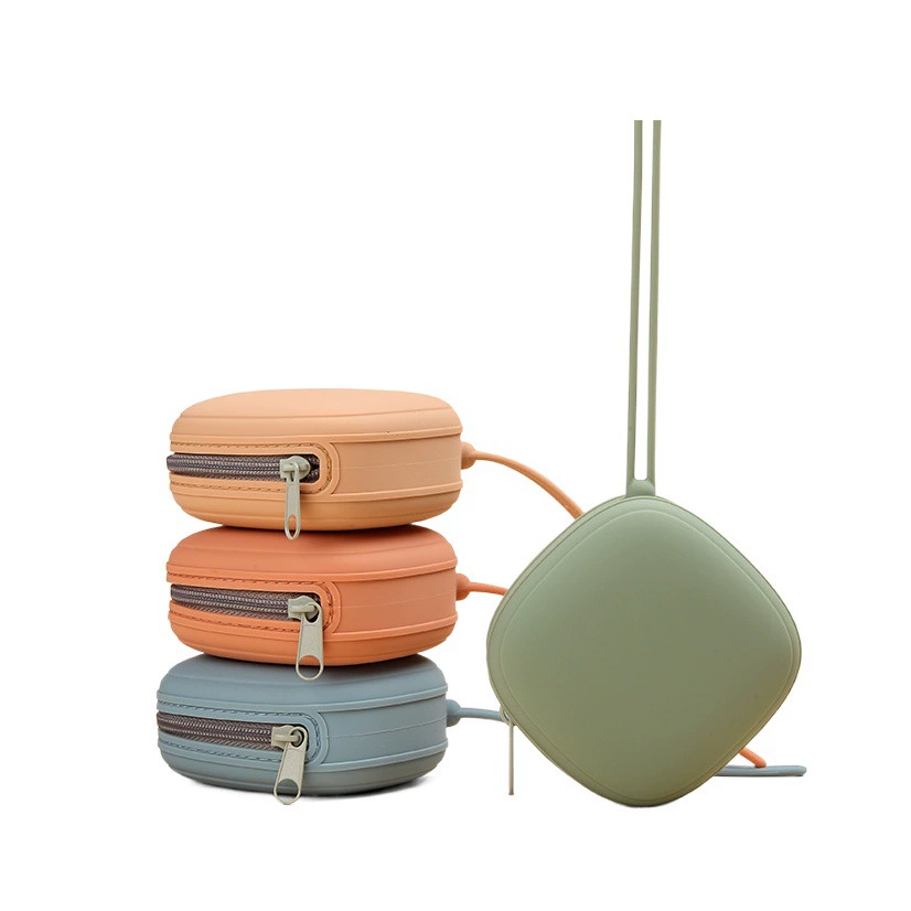 Трансграничный Кошелек для монет для детей Симпатичная портативная мини-сумка на молнии Пищевая силиконовая сумка для хранения соски