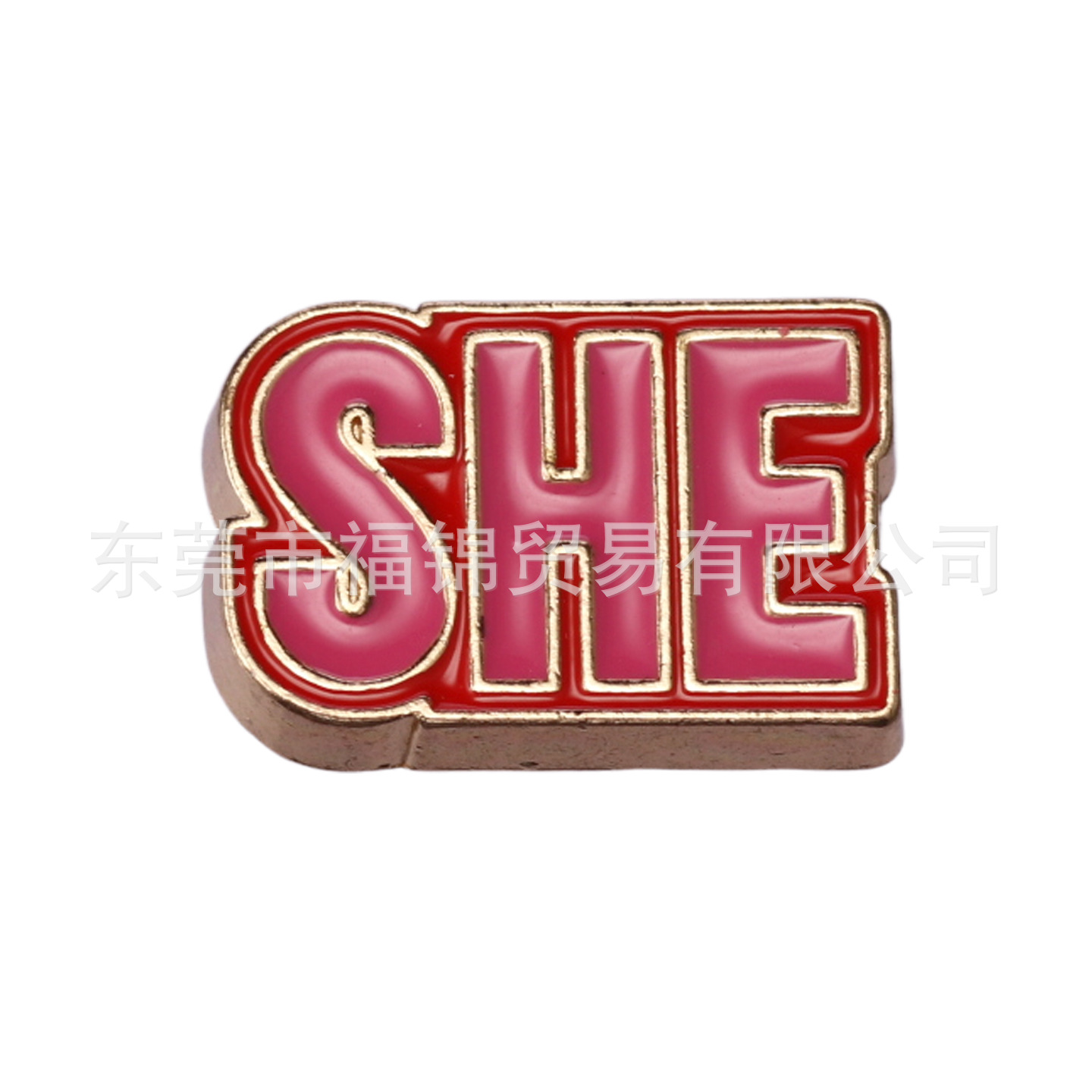 Nuevos accesorios de zapatos de hormigón, botones de zapatos de fruta metálica, accesorios de zapatos de flores del centro comercial