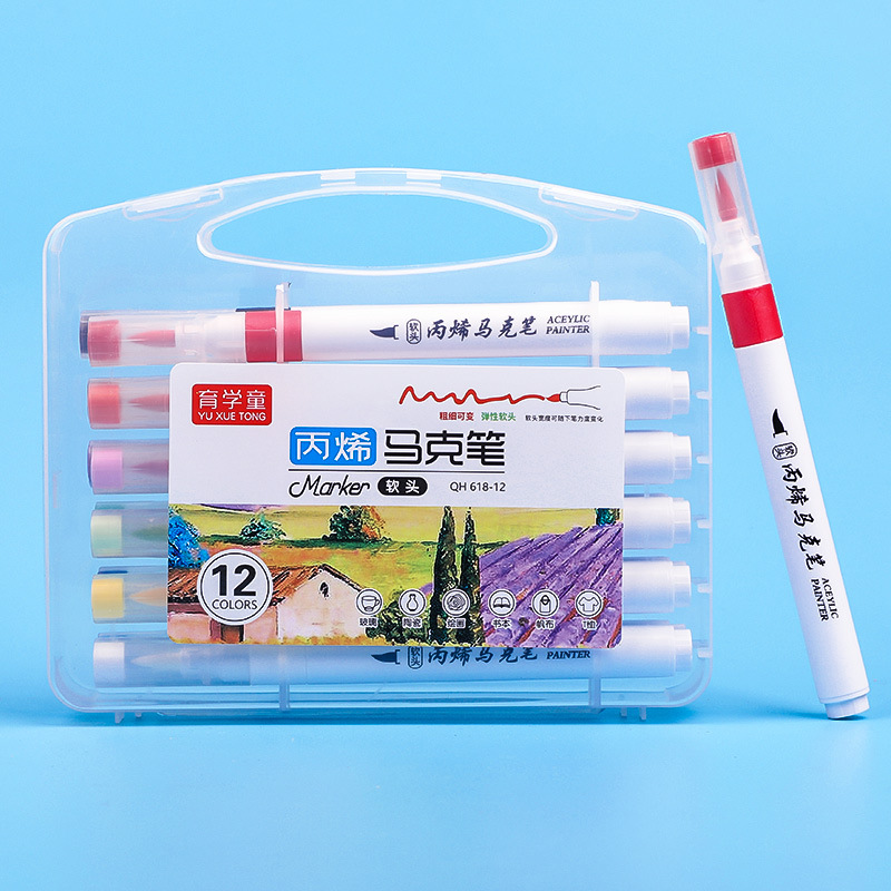 DY Venta caliente de los niños DIY graffiti pluma a base de agua pintura acrílica rotulador arte pintura acrílico rotulador