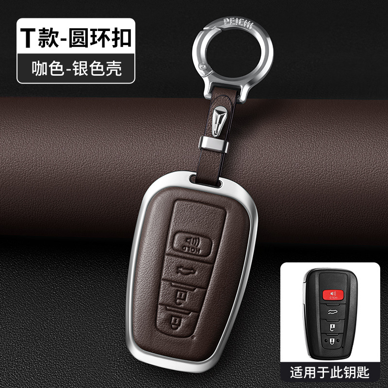 T 스타일 브라운 [실버 쉘 + 라운드 버클]