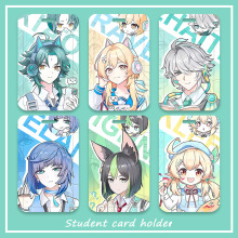 原神校园卡学生饭卡套门禁公交地铁房卡厂牌胸牌工作证保护卡套