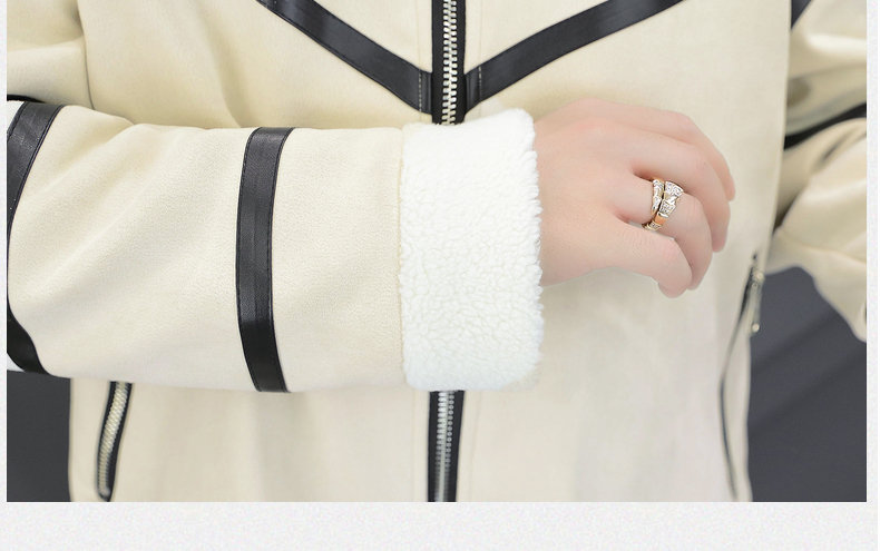 Men's Leather Jacket With Velvet Lining And Fur Collar Warm_voghion.com