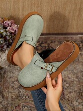 E 76337 Buckle Design Slippers ��۰���Ь ����ѷ�羳ŷ��