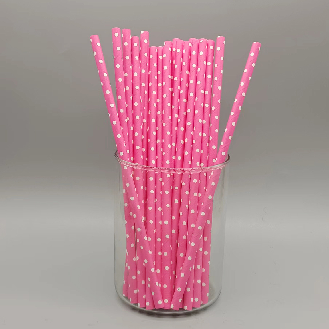 Gran cantidad en stock al por mayor paja de papel desechable paja de papel degradable pequeña paja de punto