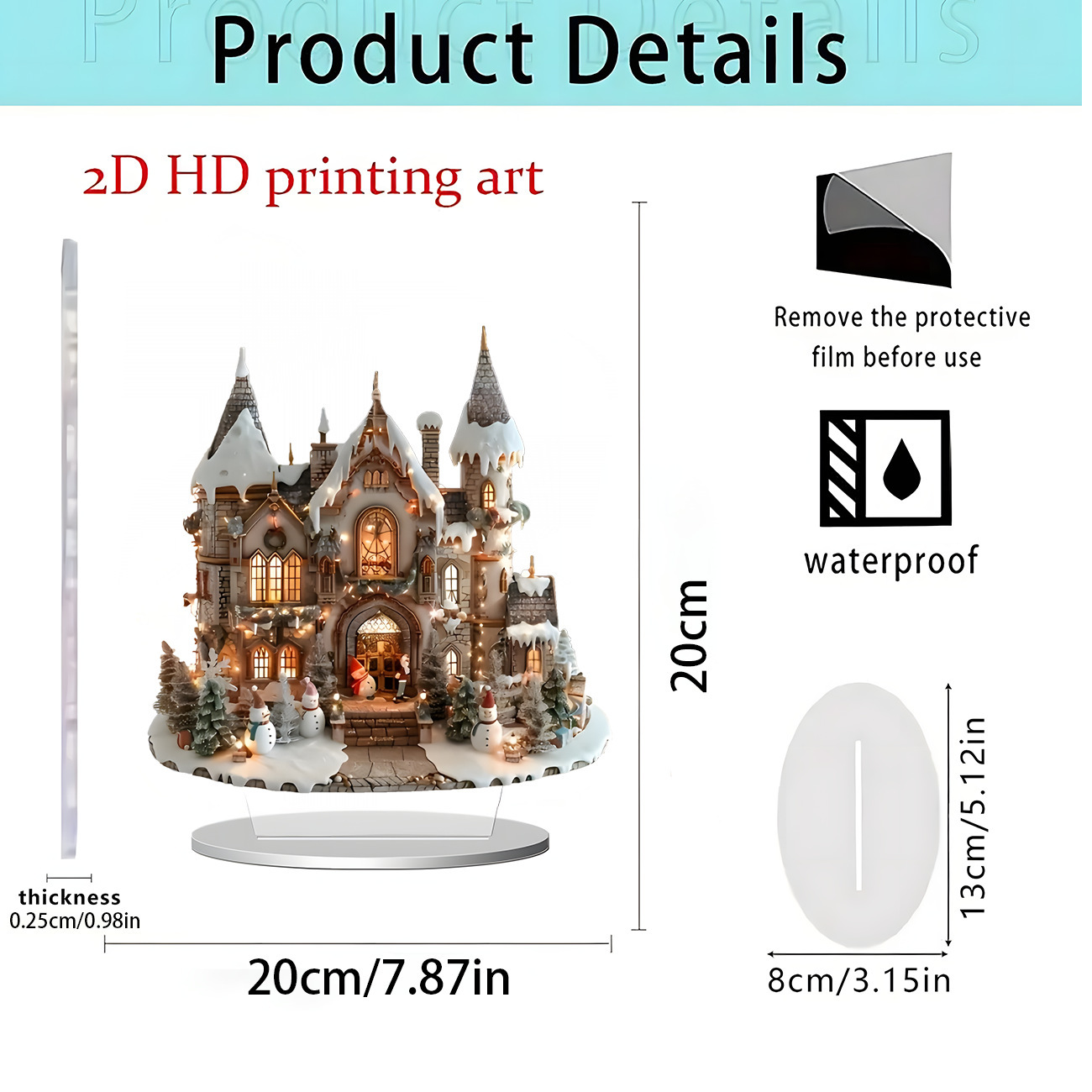 2026 nuevos productos transfronterizos Navidad Hot Sale Festival creativo temporada atmósfera decoración artesanía acrílica 2D image 16