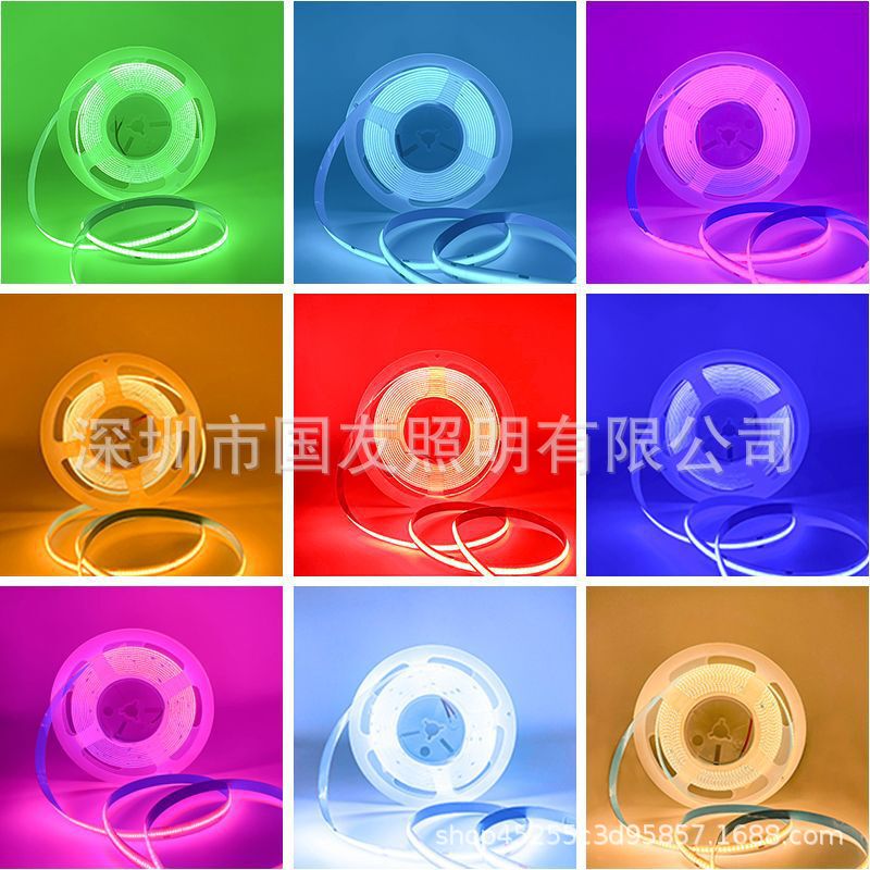 12v低電圧COBライト付きLEDフレキシブルカラーrgbライトバー5mm 2色温度自己接着24v吊り下げ流水ライトベルト|undefined