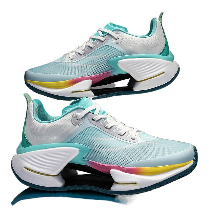 Tamaño de 3 zapatos de carrera para hombres ultraligeros amortiguadores de choque para niños estudiantes de malla de carbono zapatillas deportivas de primavera y verano mujeres