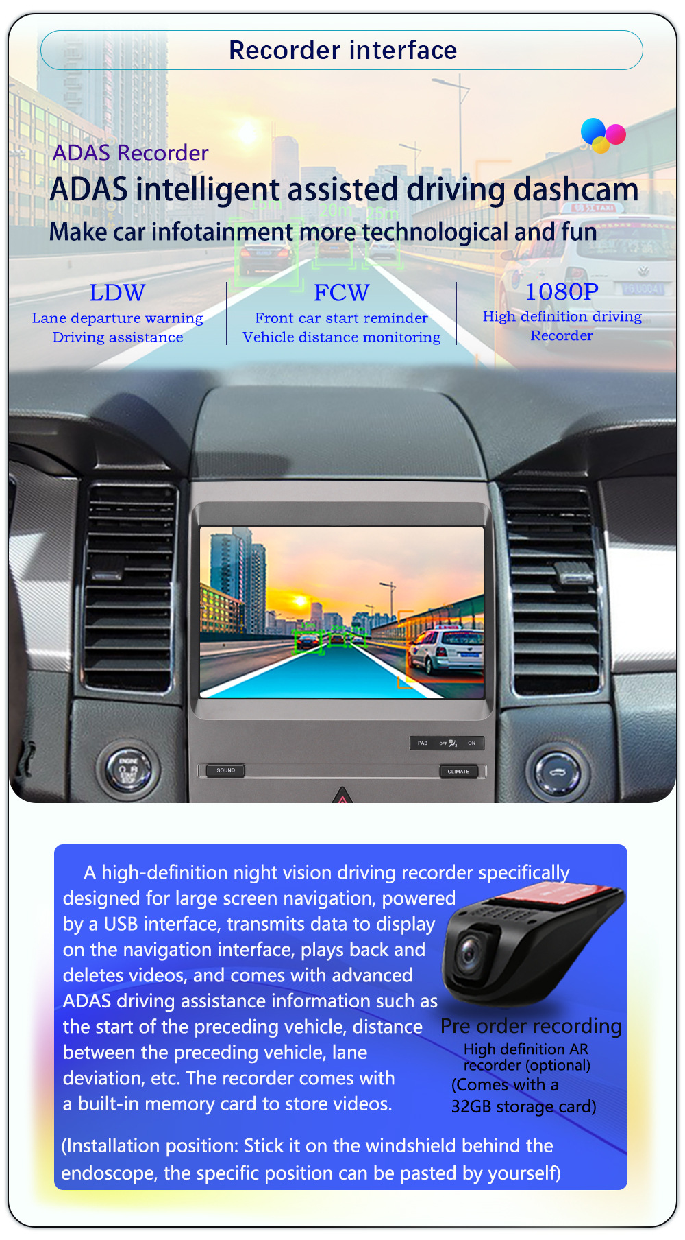 Suitable for 10-Inch 12-16 Model Ford Taurus Android Wireless Carplay Navigation 360 Panoramic All-In-One Machine