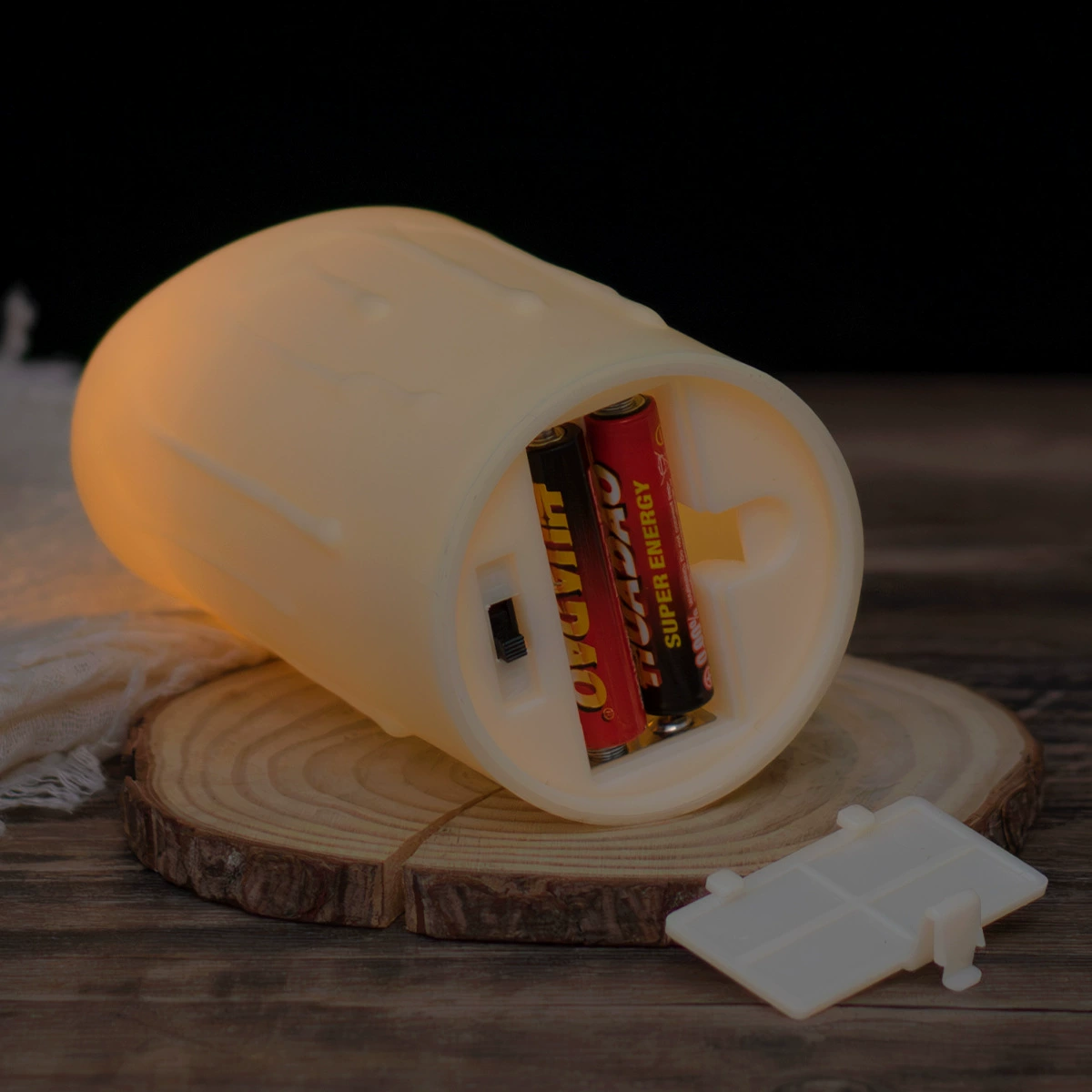 LED электронная свеча, декор, реалистичное освещение, Хэллоуин