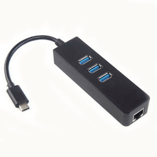 USB 3.1 Type-C�D3��3.0 HUB+ǧ�׾W���B���� USB-C�Pӛ���W��HUB