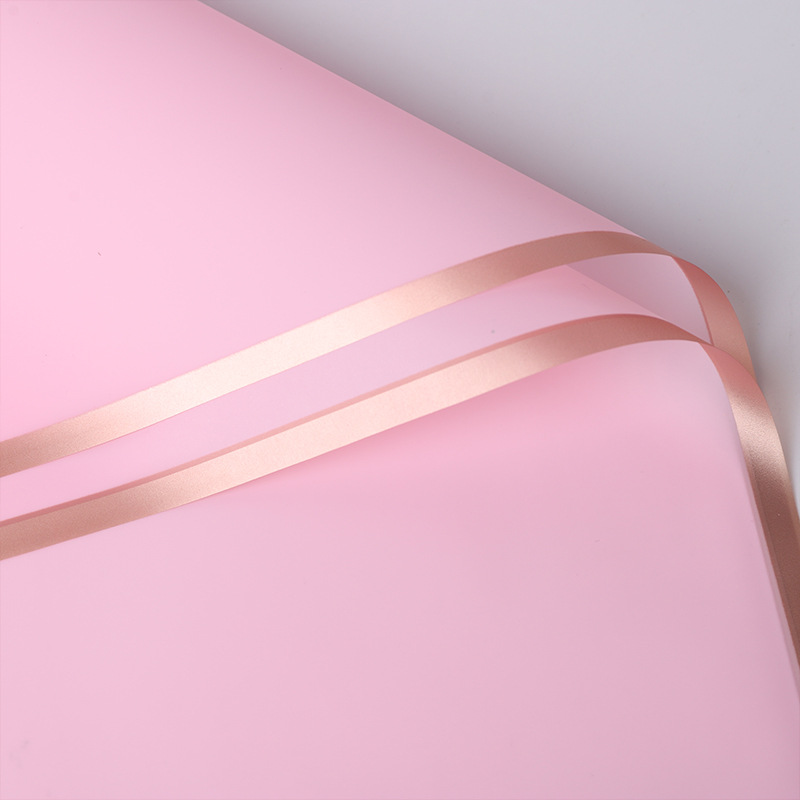 Papel de envolver regalo de alta calidad, papel mate de color sólido, papel liso coreano, ramo impermeable al por mayor, papel de envolver floral