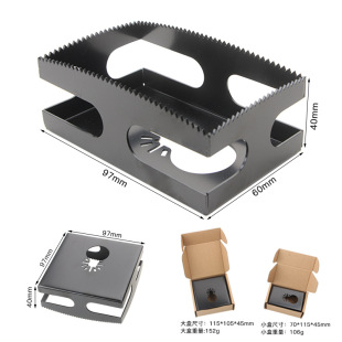 Woodworking rectangular square opening tool slotting opening switch punching tool Universal square hole saw