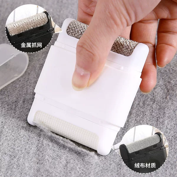 Creative Lint Remover Manual Hair Ball Trimmer Household Manual Non-Harmful Double-Head Hair Trimmer Multi-Functional Hair Remover