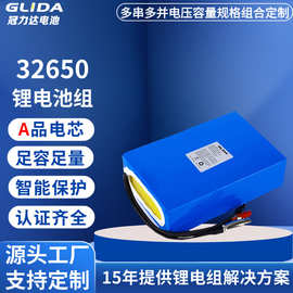 32650锂电池组太阳能路灯备用电源应急灯磷酸铁锂可充电动力电池