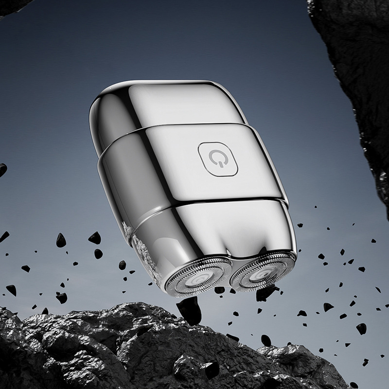 Mini elektrische scheerapparaat voor mannen, draagbaar, snel opladen, geschikt voor thuis en in de auto, baardtrimmer, klein persoonlijk verzorgingsapparaat_voghion.com