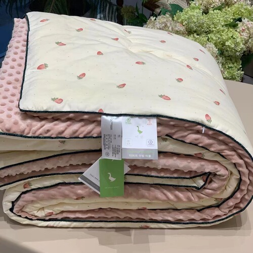 Korean goose beanie quilt double beanie quilt spring and autumn quilt core thickened air conditioning quilt soybean quilt 100% cotton machine washable quilt