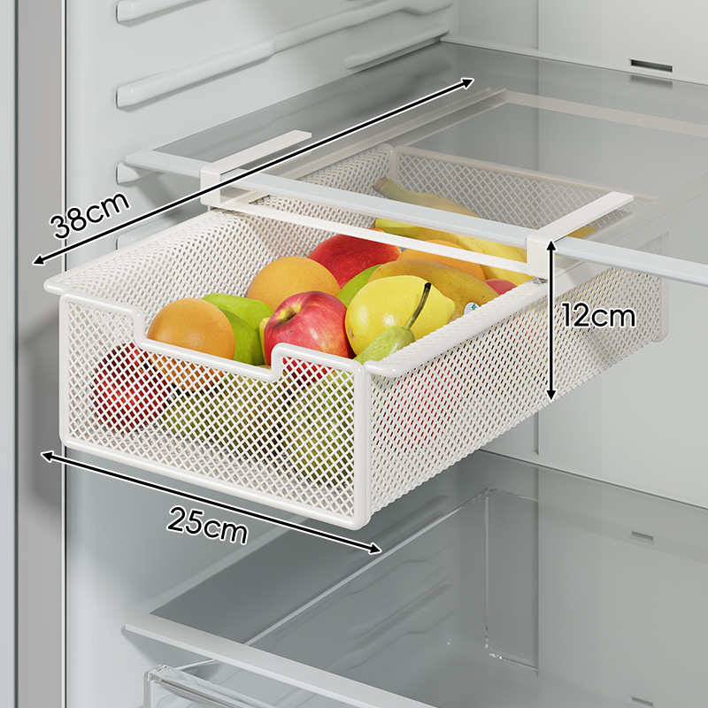 Caja Conservadora Tipo Cajón para Refrigerador, Almacenamiento y Drenaje, para Cocina