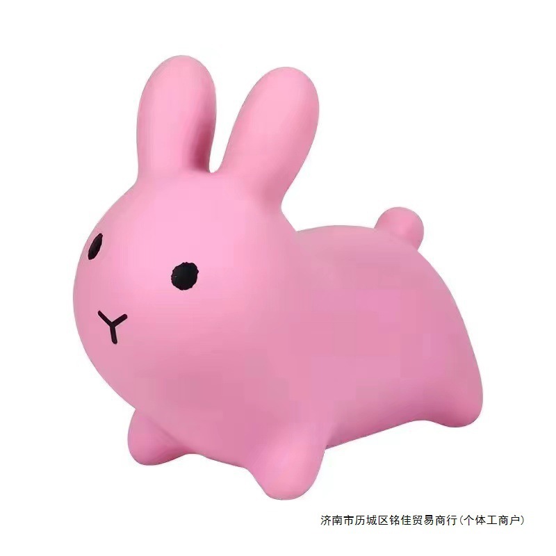 Inflatable Toy Horse for Children, Baby Riding Horse, Jumping Deer, Adult Rideable Rubber Horse, Cute Rabbit