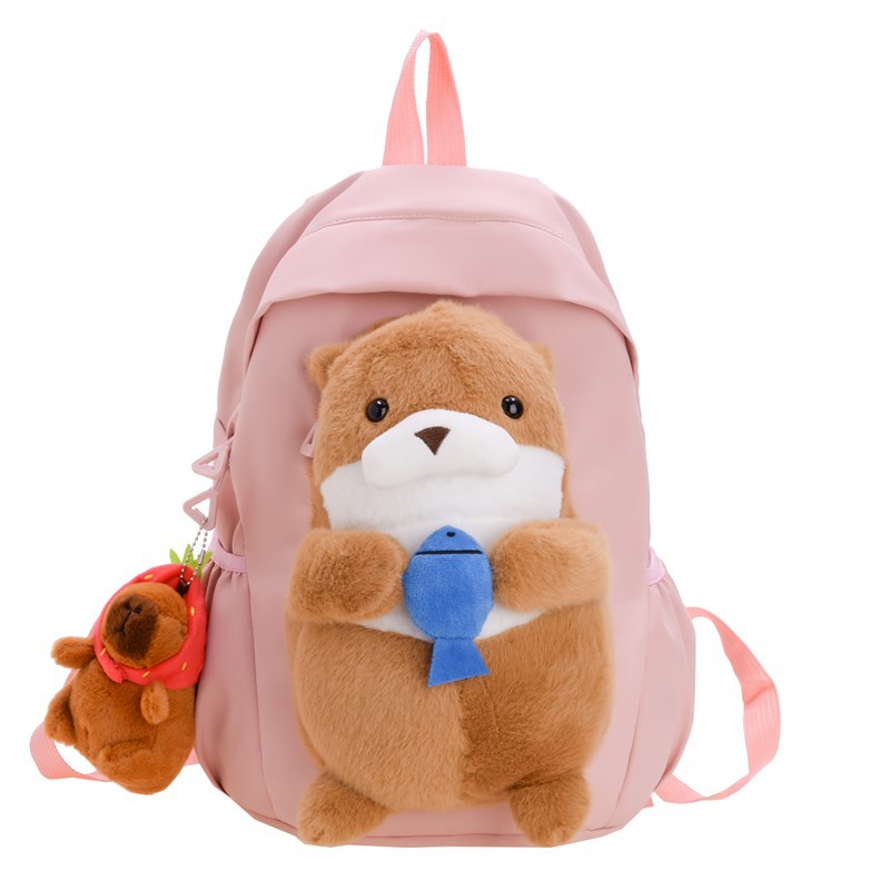 Caricaturas lindas mochila para niños y niñas mochila para muñecas de jardín de infantes 2024 nueva mochila para niños de gran capacidad