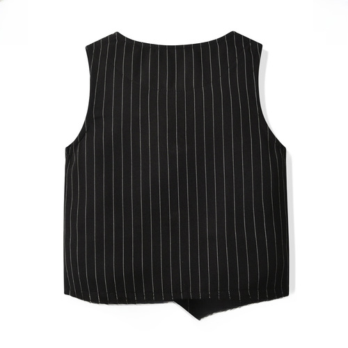 Cross-border children's clothing, European and American spring and autumn style striped single-breasted vest, gentleman's gown boy's dress vest vest vest
