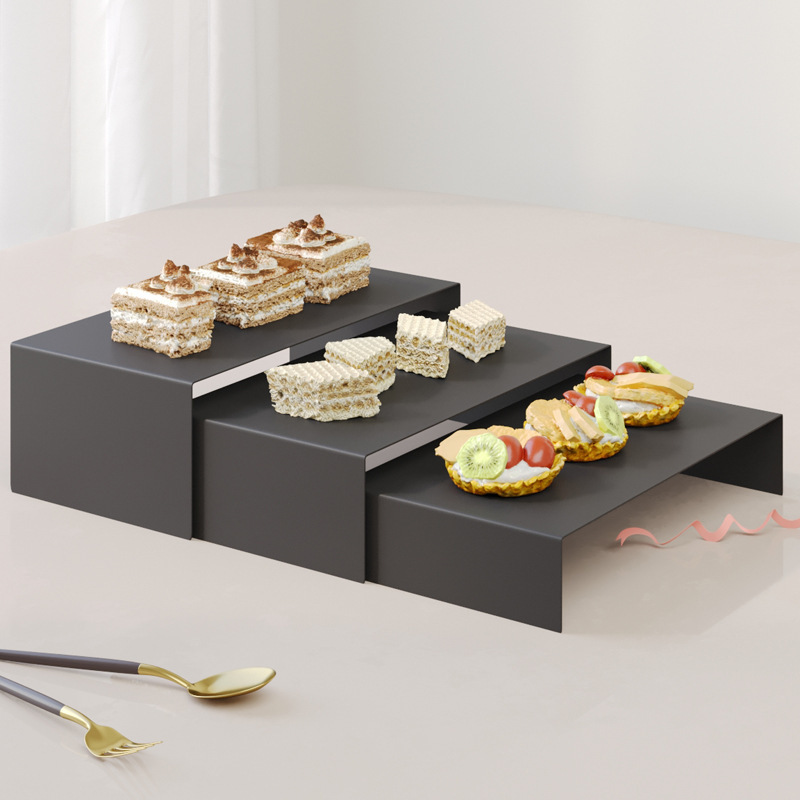 Transfronterizos Amazon temu postre estante de exhibición bandeja de pastel estante de pastel diseño de cumpleaños