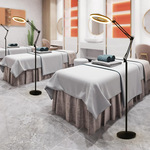 美睫灯创意美容院落地环形落地灯纹绣纹眉补光灯卧室书房护眼阅读