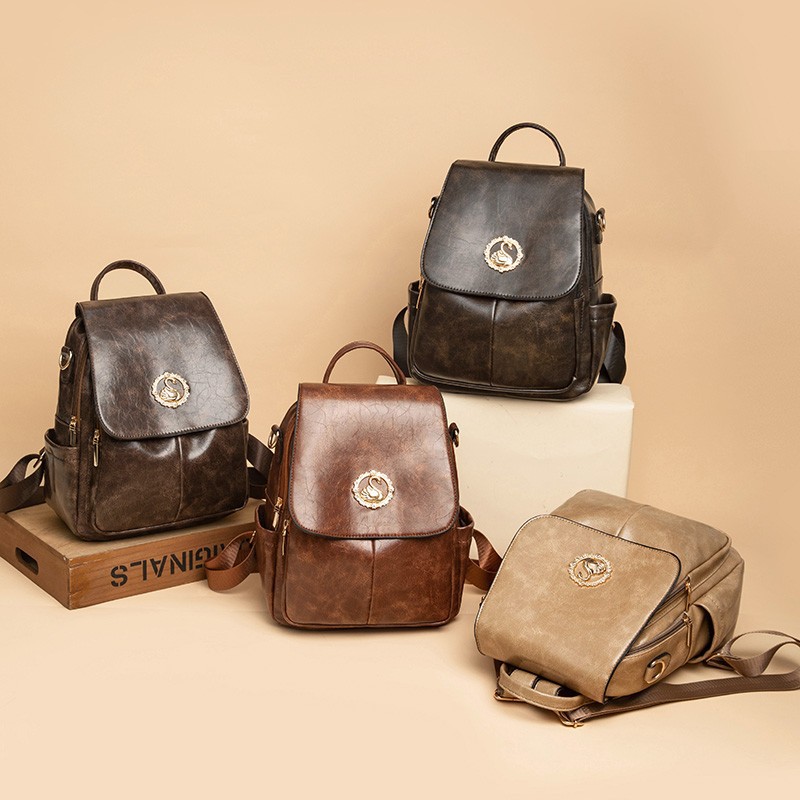 Bolso de las mujeres 2024 nuevo retro del todo-fósforo mochila portátil de las mujeres de alto grado fuera mochila bolsa de hombro